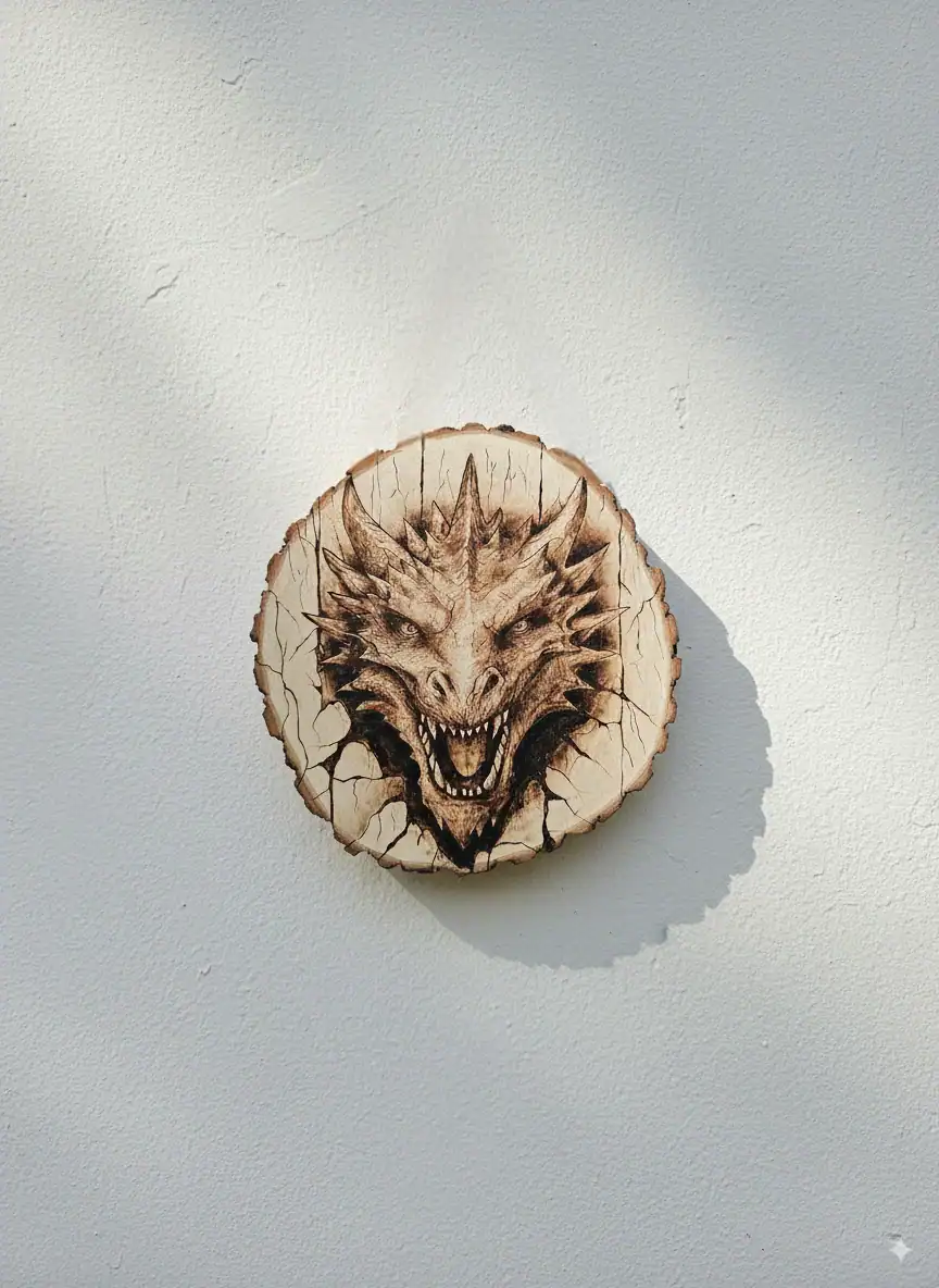 dragon-artisanal-pyrogravure-bois-gardien-2