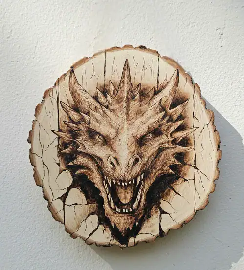 dragon-artisanal-pyrogravure-bois-gardien-3